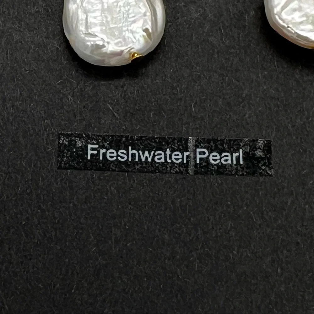 NWT J. Crew Cream Freshwater Pearl Dangle Earrings - Picture 4 of 7